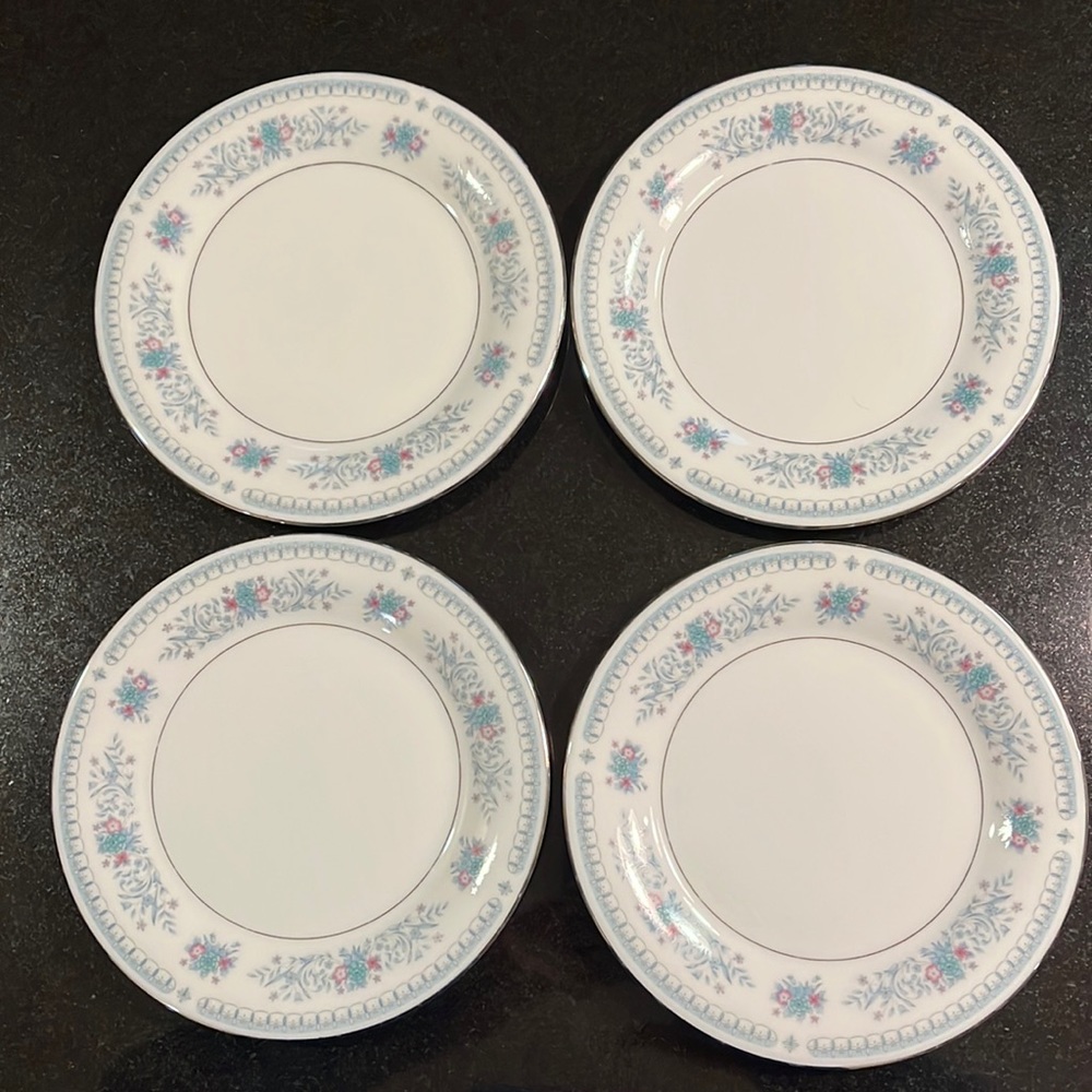 (4) Salad Plate.  Pattern "Harmony" by CROWN MING